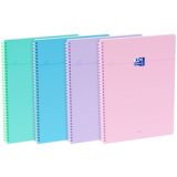 Cahier reliure souple Smart, A4, quadrillé, noir