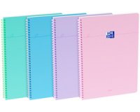 Cahier reliure souple Smart, A4, quadrillé, noir