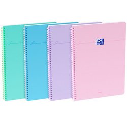 Smart Softcover Notizbuch, A4, kariert, sortiert