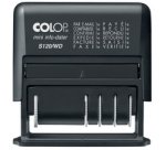 Tampon à formules Mini-Info-Dater S120/WD, FR, noir