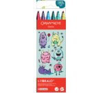 FIBRALO KAWAII Monsters felt-tip, set of 6