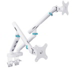 Bras support design pour 2 écrans, avec pince