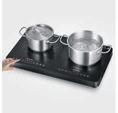2-burner induction hob DK 1027, black