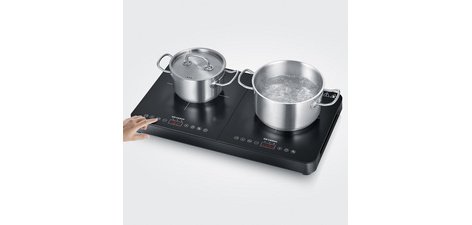 2-burner induction hob DK 1027, black