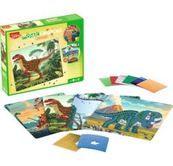 Creativ Kit de mosaïque DINOSAURES, 12 pièces
