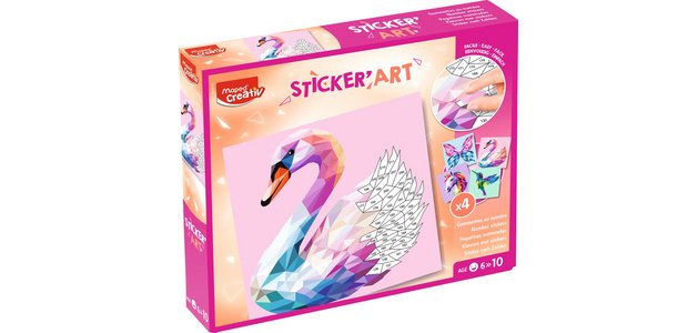 CREATIV Collage sur chiffres STICKER'ART
