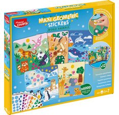 Creativ Kit gommettes ANIMAUX DU MONDE, maxi