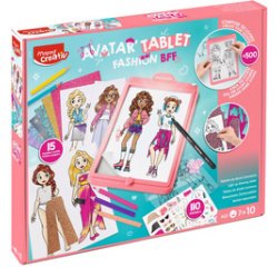 Creativ LED Drawing Table AVATAR FASHION BFF, pink