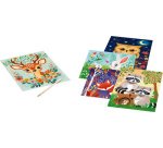 Creativ Cartes à gratter ANIMAUX DES BOIS, 6 pièces