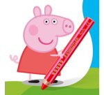 Noris junior Buntstift Peppa, Etui mit 6 Stück