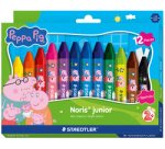 STAEDLTER Craie à la cire Noris junior Peppa, étui de 12