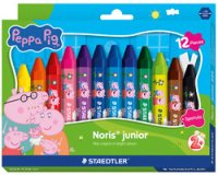 STAEDLTER Craie à la cire Noris junior Peppa, étui de 12
