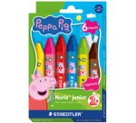 STAEDLTER Craie à la cire Noris junior Peppa, étui de 12