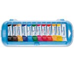 Giotto gouache Extra Fine, boîte distributrice de 10 tubes de 10 ml