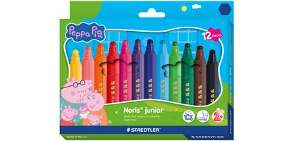 Feutre Noris junior Peppa, étui en carton de 6
