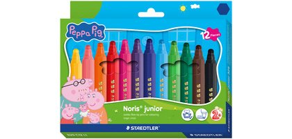 Noris junior Filzstift Peppa, Kartonetui mit 6 Stiften