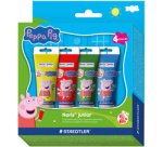 Peinture aux doigts Noris junior Peppa, étui de 4