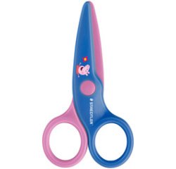 Ciseaux Noris junior Peppa, rond, bleu/rose