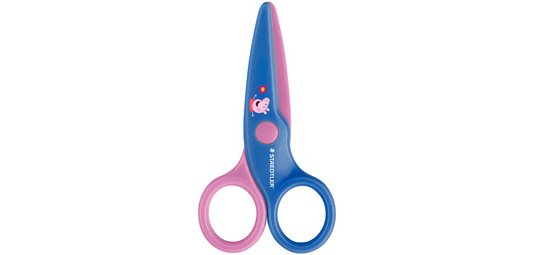 Ciseaux Noris junior Peppa, rond, bleu/rose