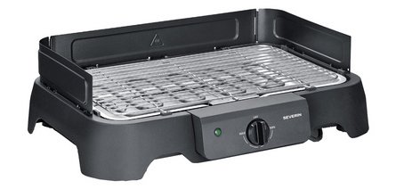 Table grill PG 8593, with grill plate, black