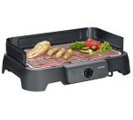 Table grill PG 8593, with grill plate, black