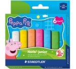 Craie de trottoir Noris junior Peppa, étui de 6