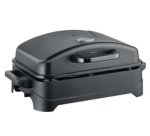 Table grill PG 8597 with lid, black