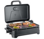 Table grill PG 8597 with lid, black