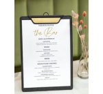 Klemmen-bord voor menu's, A4