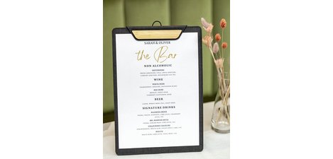 Porte-menu à pince, A4