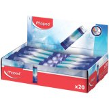 Gomme en plastique ARCTIC, présentoir de 20