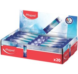 ARCTIC plastic eraser, display of 20