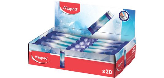 ARCTIC plastic eraser, display of 20