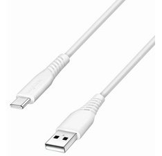 Câble USB 2.0, USB-A - USB-C, 1,0 m, blanc