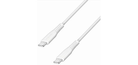 Câble USB 2.0, USB-C - USB-C, 0,5 m, blanc