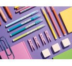 Étiquette pour crayon 'Marky', 10 x 42 mm, tons pastel