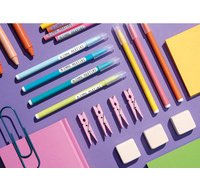 Étiquette pour crayon 'Marky', 10 x 42 mm, tons pastel