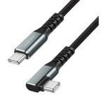 Câble USB 3.2, USB-C - USB-C coudé, 0,5 m