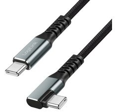 Câble USB 3.2, USB-C - USB-C coudé, 0,5 m