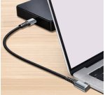 Câble USB 3.2, USB-C - USB-C coudé, 0,5 m