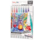 Arts Felt Tip Brush Sign Pen Twin 'Landscape'