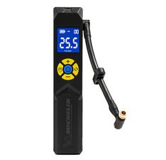 Cordless mini-compressor with pressure gauge, 10 bars