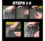 Slime Kit anti-crevaison 'Tyre Plug Kit', 8 pièces