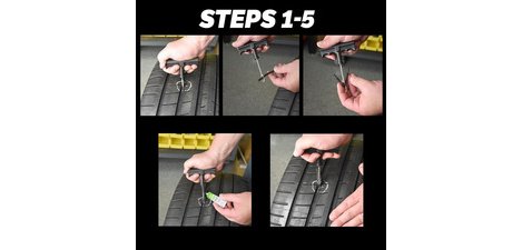 Slime Kit anti-crevaison 'Tyre Plug Kit', 8 pièces