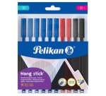 Hang Stick Ballpoint Pen, 0.7 mm, pack of 10