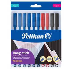 Stylo à bille Hang Stick, 0,7 mm, sachet de 4