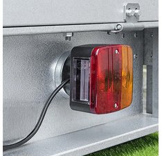 Feu arrière de remorque avec aimant, 6 fonctions, 12V