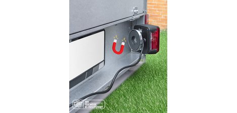 Rücklicht für Anhänger mit Magnet, 6 Funktionen, 12V