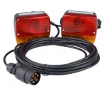 Feu arrière de remorque avec aimant, 6 fonctions, 12V
