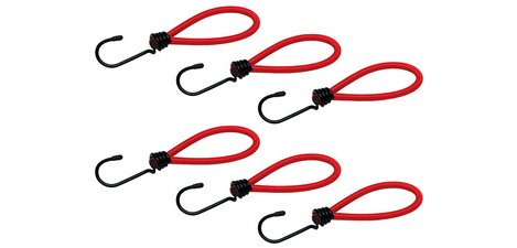 Spanband, lengte: 100 mm, rood, set van 6